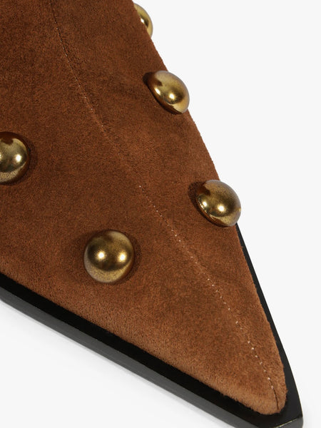 Tulsa Studs Boots in Pecan Brown