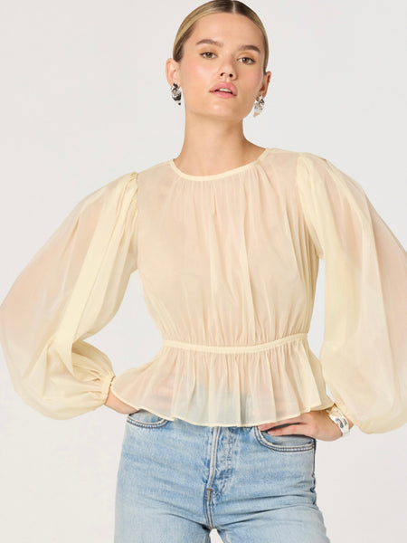 Amie Blouse in Lemon