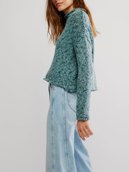 Opal Rollneck Sweater in Rainforest