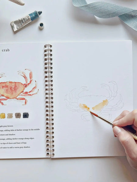 Seaside Watercolor Workbook