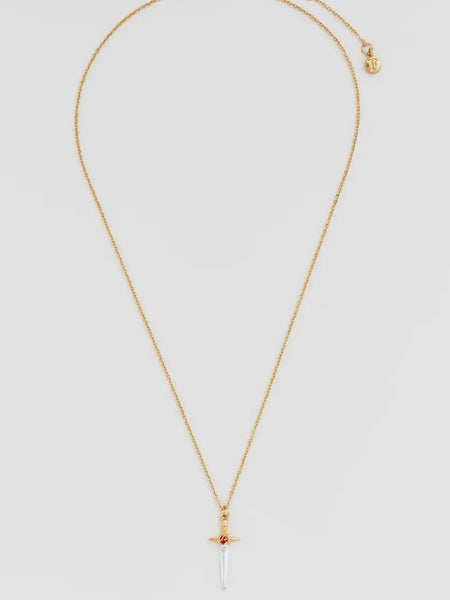 Rose Dagger Necklace