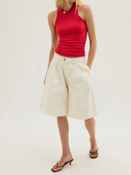 So Soft Seamless Modal Tank in Atlas Red