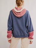 Snug Bonnet Sweatshirt in Indigo