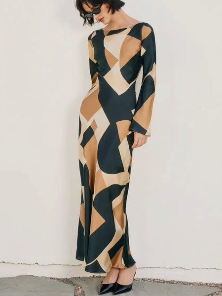 First Class Fit Maxi in Midnight Taupe