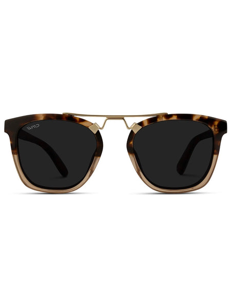 Demi Sunnies in Brown Tortoise & Black