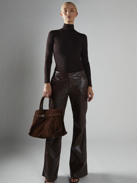 Take A Bite Bodysuit in Bitter Chocolate