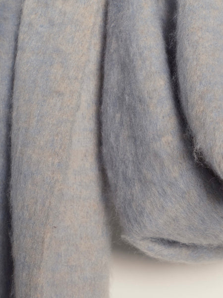 Winter Chill Blanket Scarf in Blue