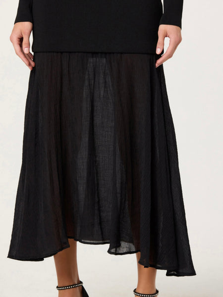 Lidia Off The Shoulder Dress in Black