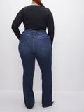 Always Fits Good Classic Bootcut Jeans in Indigo446