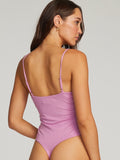 She's Essential Notch Bodysuit in Ultra Violet