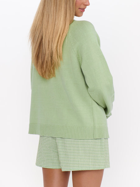 Off Duty Sweater in Lucky Graphic Knit