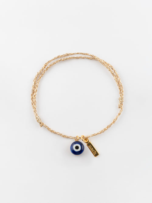 Blue Eye Cord Bracelet