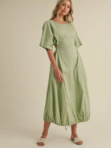 Green Goddess Dress in Sage