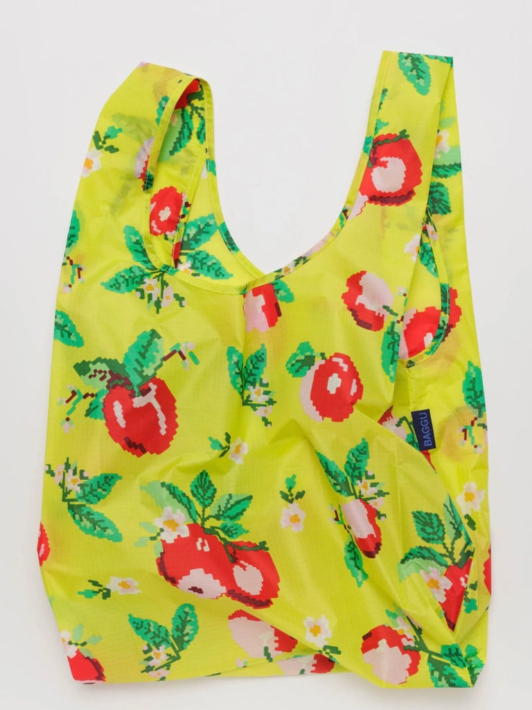 Standard Baggu in Needlepoint Apple