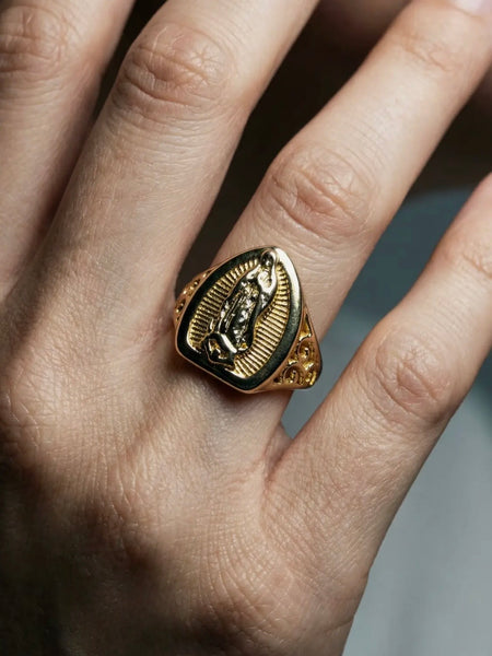Virgin Mary Statement Ring