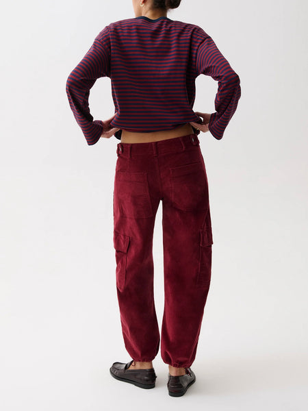 Honor Utility Cord Cargo in Deep Crimson