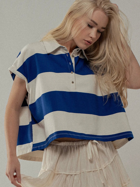 Put It To The Test Polo in Royal