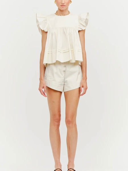 Leah Top in Cream