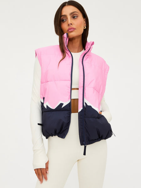 Kris Convertible Puffer in Snowy Peaks