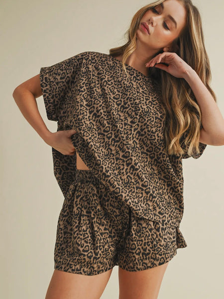 Hear Me Roar Set in Brown Leopard