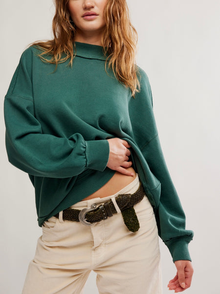 Palm Springs Pullover in Seamoss