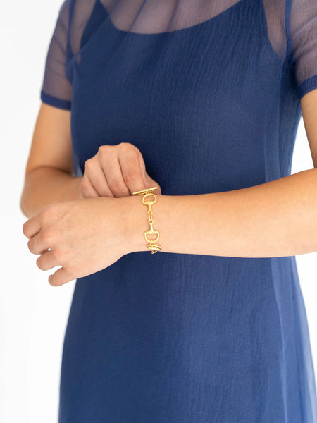 Horse Bit Toggle Bracelet