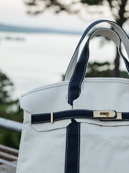 Boatkin Canvas Boat Bag in Navy