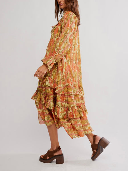 Garden Wonders Maxi in Retro Combo