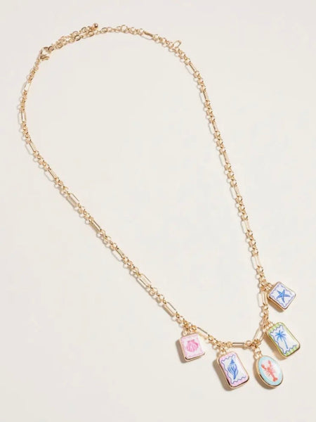 Mediterranean Charm Necklace