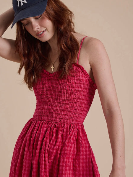 Sweet As Cherry Pie Dress in Red