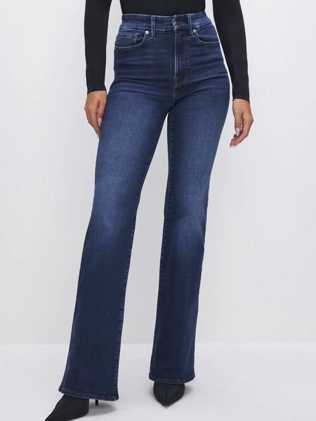 Always Fits Good Classic Bootcut Jeans in Indigo446