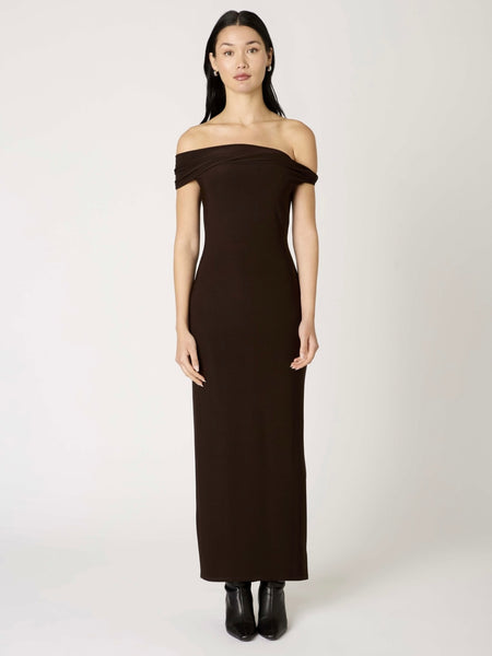 Clara Dress in Espresso