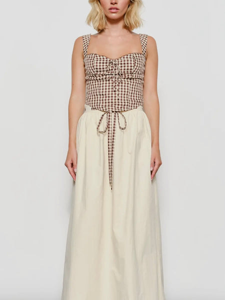 Come On, Cowgirl Bustier in Brown