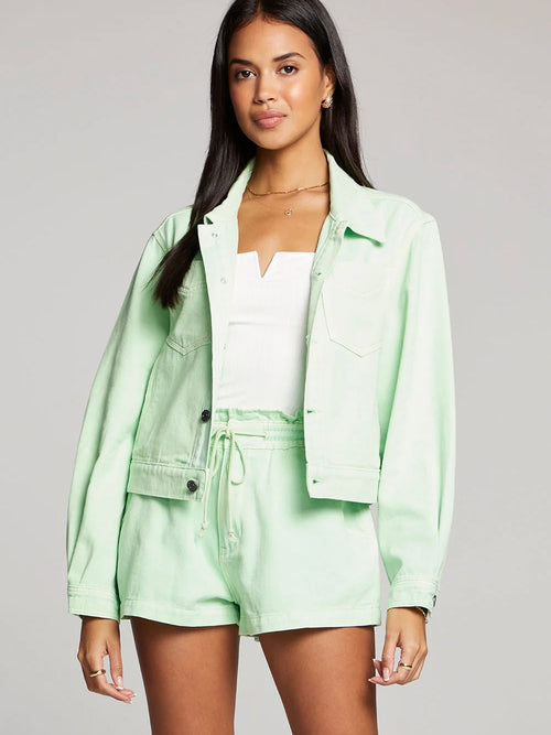 Dahlia Jacket in Key Lime