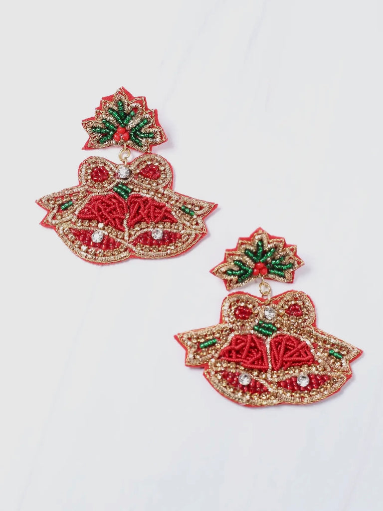 Christmas Bells Are Ringing Earring in Red