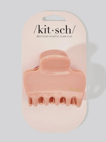 Recycled Plastic Puffy Cloud Clip in Rosewood