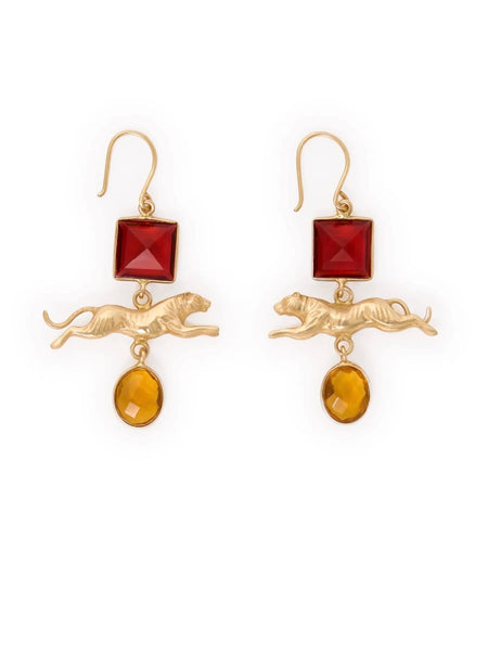 Bianca Tiger Dangle Earring