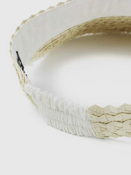 Playa Straw Visor in Natural