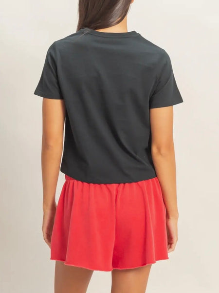 Crews Control Tee in Black