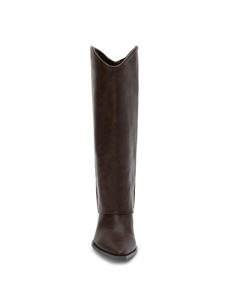 Walker Foldover Boot in Coffee