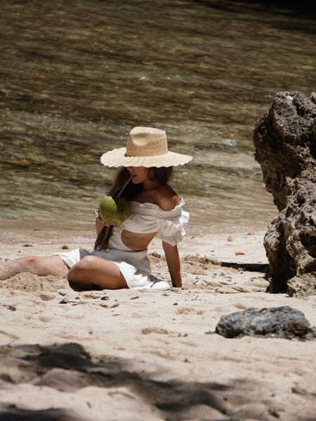 Nalu Wavy Straw Hat
