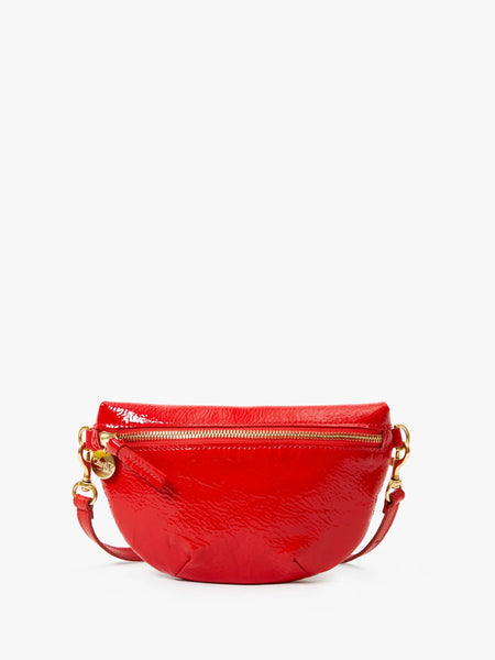 Petite Fanny in Super Red Pucker Patent