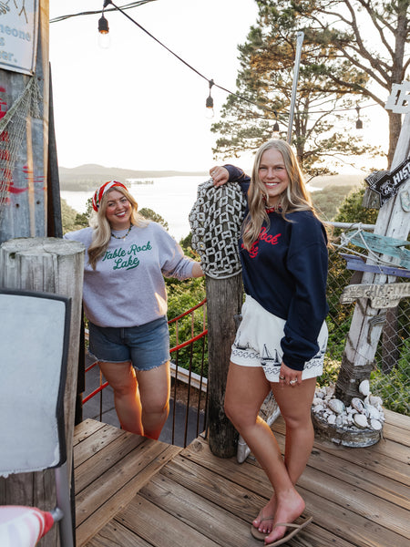 Table Rock Lake Sweatshirt in Heather Grey
