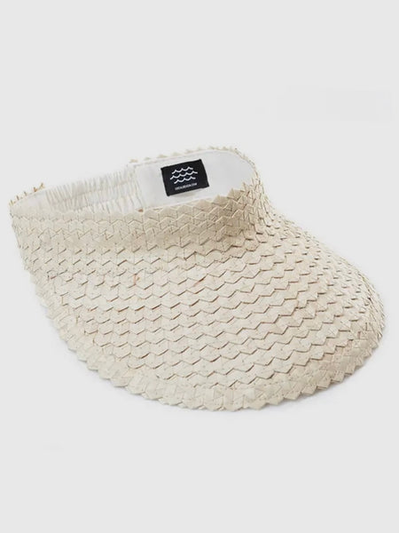 Playa Straw Visor in Natural