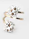 White Leopard Ring