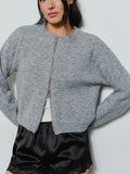 Zip It! Cardi in Grey
