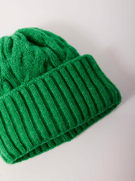 Coast Line Beanie in Green