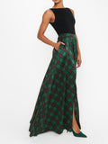 Monroe Maxi Skirt in Mistletoe Plaid
