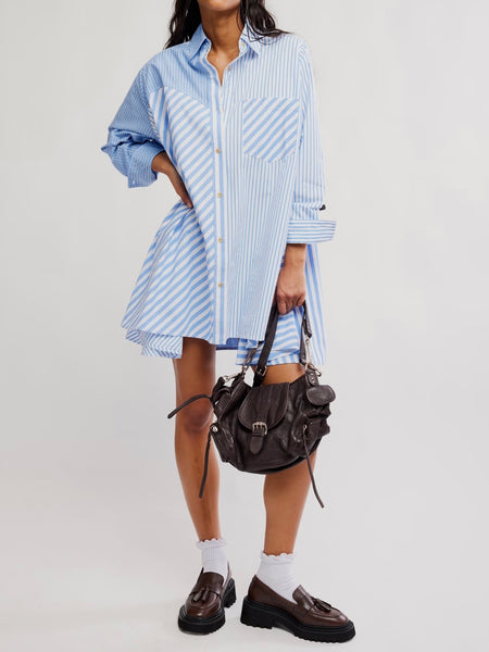 Oxford Club Mini in Cornflower Combo