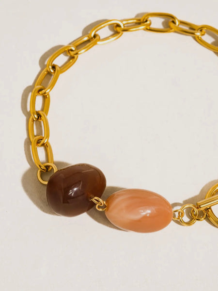 Kenlie Agate Charm Bracelet